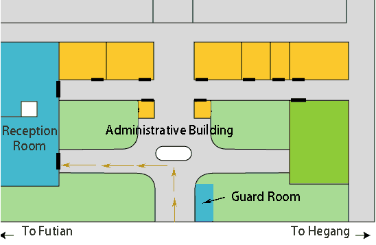 Location of the Reception Room