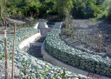 水保局花蓮分局協助土石流整治現狀