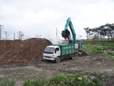 由吉安鄉公所運回118公噸廚餘有機肥