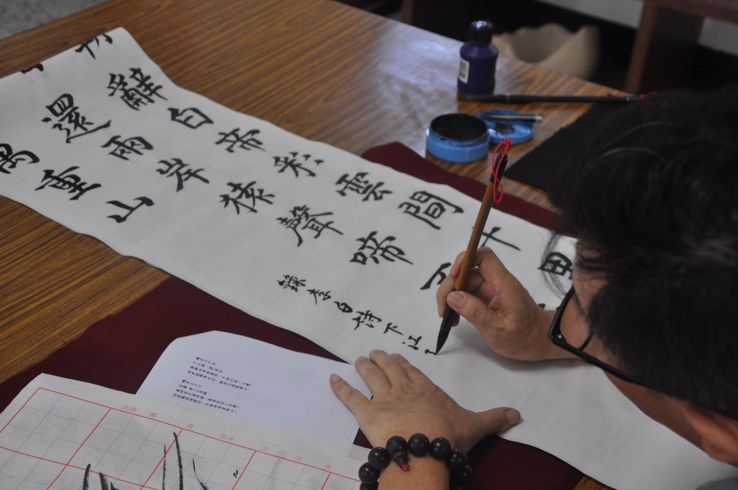 參賽者現場書寫3